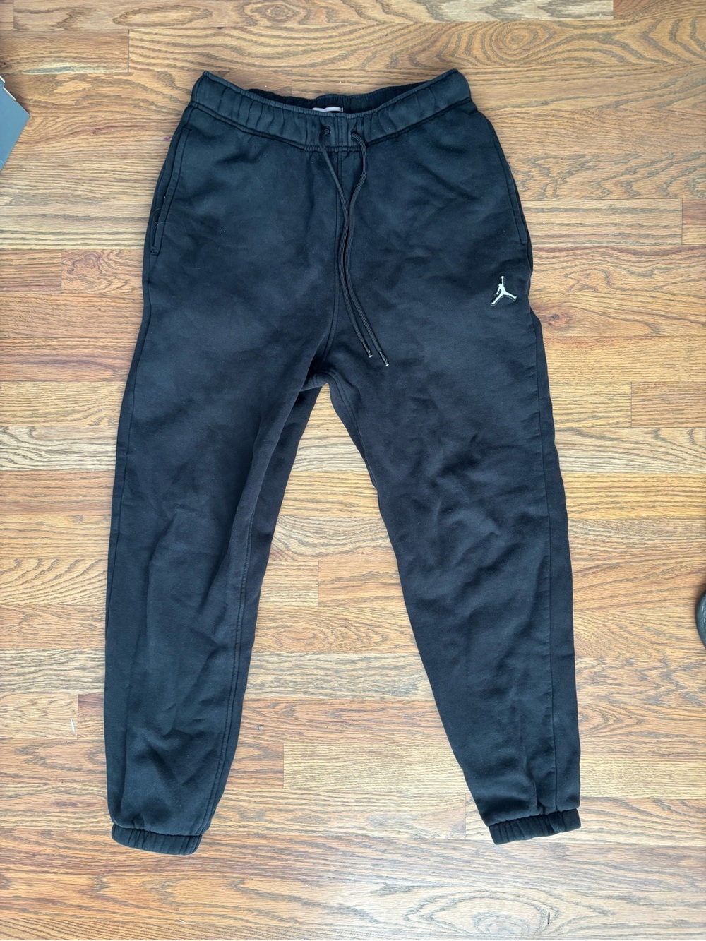 Jordan Black Mens Logo Fleece Joggers